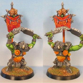 GW Warhammer BLACK ORC STANDARD BEARER by arashkhan