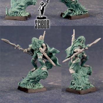 WARHAMMER Wood Elf Lord  CONVERTED by Scibor