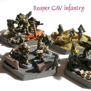 10mm Reaper CAV Infantry by Zofmax