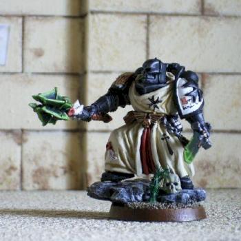 Black Templar Chaplain by Inquisitor Merlin