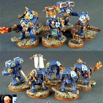 40K New Space Marine Terminator Squad by Scibor