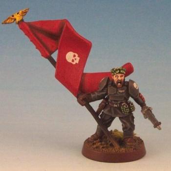 Cadian Standard Bearer by gatekeeper