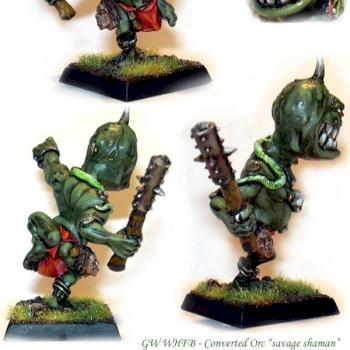 Orc savage shaman - converted by bakalla