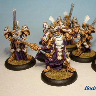 Warmachine Menoth-Knights Exemplar by kinjesus