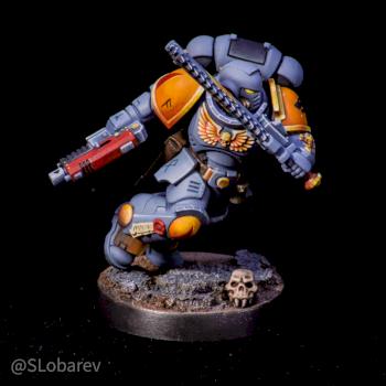 Space Wolves Assault intercessor sergeant by El Sabel