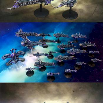 Battlefleet Gothic Imperial Fleet by Jamie