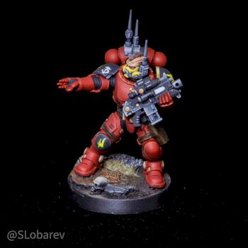 Blood Angels Primaris Infiltrator Sergeant by El Sabel