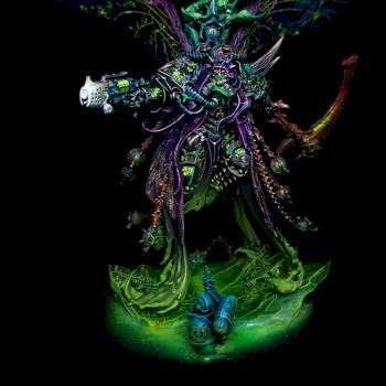 Mortarion Daemon Primarch of Nurgle by CroWarGamePainting