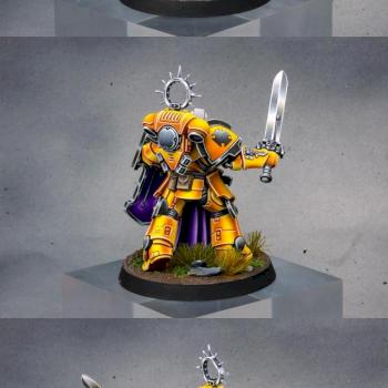 Imperial Fists Primaris Space Marine Bladeguard by Hendarion