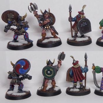 Frostgrave exotic mercenaries - Classic Citadel Fighters by Micha