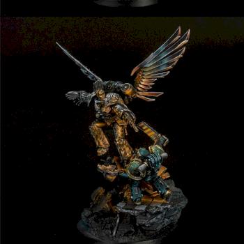 Corax, Primarch of the Raven Guard by Miniaturesden