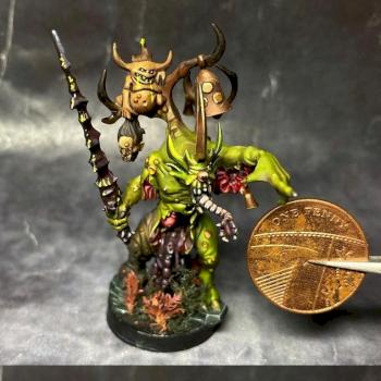 Warhammer 40k Poxbringer Herald Of Nurgle by seyerlerver