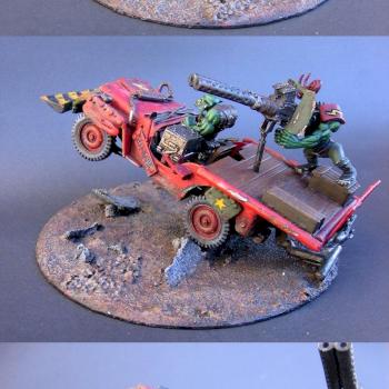 Ork Wartrakk (Warbuggy) conversion by kabaddon