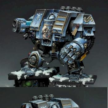 Space wolves Venerable Dreadnought by EricChan