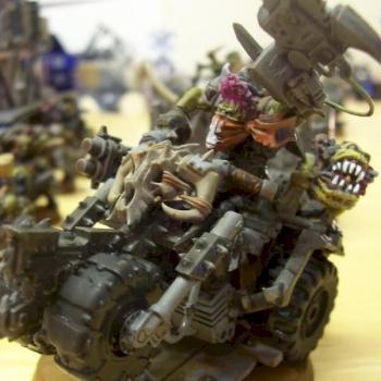 Orks Warboss Nickzilla da Thrilla by Nickienogger