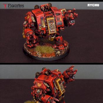 Blood Angels Dreadnought by RYCHU666