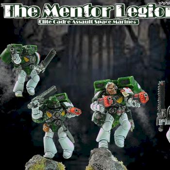 Mentor Legion - Elite Cadre - Assult Space Marine Squad by ronin074