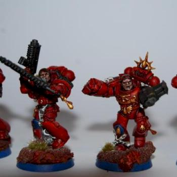 Blood Angel tac squad by L.E.J.