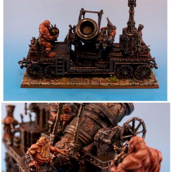 Chaos Dwarf Dreadquake Mortar by dr willetts workshop