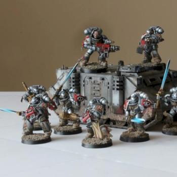 Grey Knight strike squad by PaintMyBits