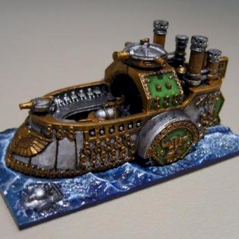 Dreadfleet: Dwarven ship by aranelthemithra