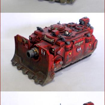 Blood Angels Vindicator by Pirexian