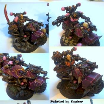 CHSM Slaanesh Bike Squad by Cypher