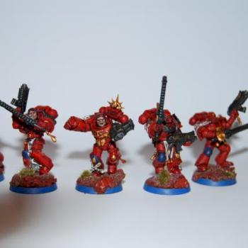 Blood Angel tac squad 2 by L.E.J.