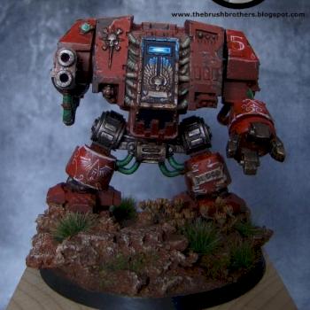 space marines blood angels Dreadnought by loler