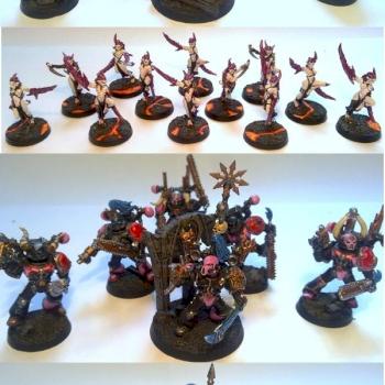 CHSM Slaanesh / Emperors Children Full Army by Cypher