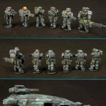 15mm Red Squad and transport by dwart