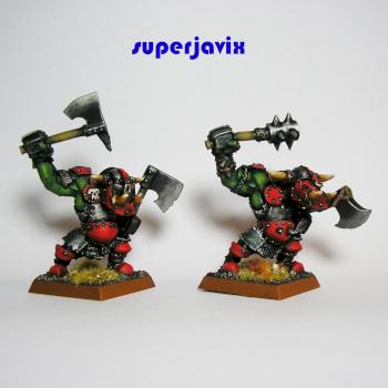 Warhammer Black Orcs by superjavix