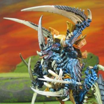 TYranid Hive Tyrant by bluetablepainting