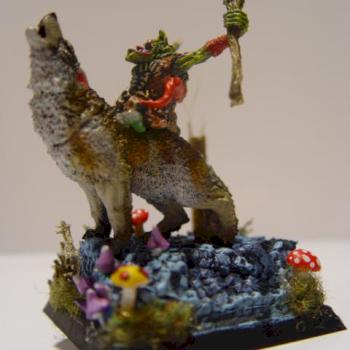 goblin wolfrider shaman by gorki