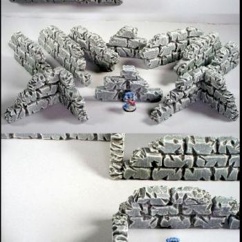 Modular Dungeon Stone/Rock Walls Set by CaptNarcissisto