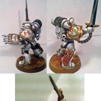 Space marine veteran sergeant by Mr. Simpson