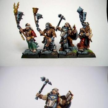 Priest of Sigmar and Flagellants for Mordheim by Rakso