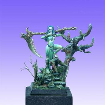 Dark Wood Elf - GOLD Warhammer single in GD Germany 2007 by Aurel J