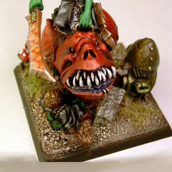 Goblin Big Boss on Gaint Cave Squig by COG