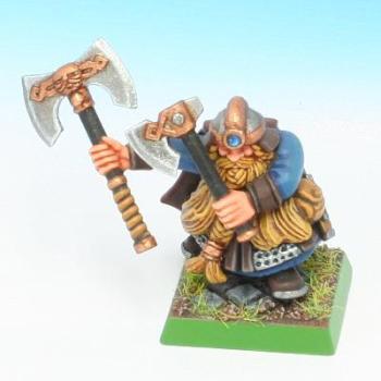 Dwarf Warrior (GW shop competition) by cattheodd