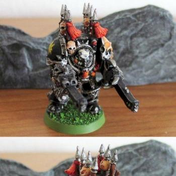 Chaos Space Marine Terminator (Black Legion) by M. D. Van Norman