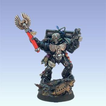 WH40K SM Chaplain with jump pack by leprechaun studio