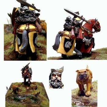 GW QUESTING KNIGHT AND COMPANION by dr gibbon