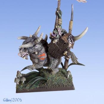 Savage Orc standard bearer by G I B B O N