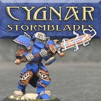 Cygnar Stormblade Troopers by ModelPainter