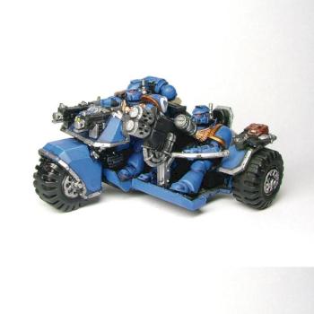 Space Marine Attack Bike by NWMP