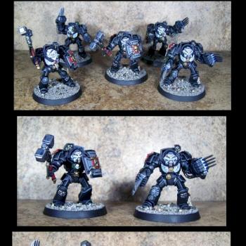 Black Templars Terminators by blue moon miniatures by bluemoonminiatures