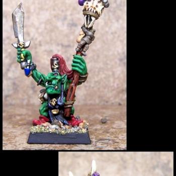 Night Goblin Shaman by blue moon miniatures by bluemoonminiatures