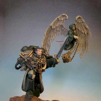 Dark Angel Commander  more larger  pics by The Dwarf s Workshop