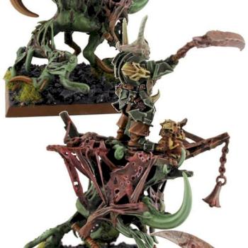 Chaos Lord on Palanquin of Nurgle by dargo000